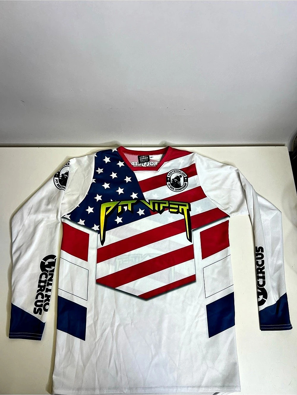 Nitro Circus Canvas Jersey Men's Color Block Jersey Size Medium